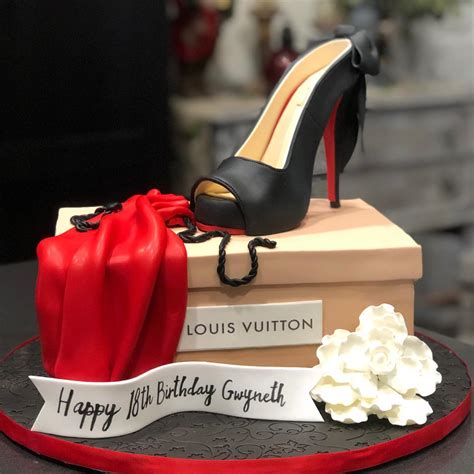 louis vuitton shoe birthday cake|happy birthday lou cake.